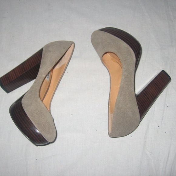 Steve Madden PDESII Suede Leather High Heel Shoes6 - Picture 6 of 7